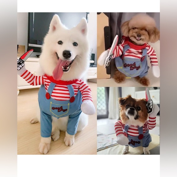 5/25$ ✨ Murderer Pet Costum 🔪🩸🐈🐕 NWT - Picture 4 of 4